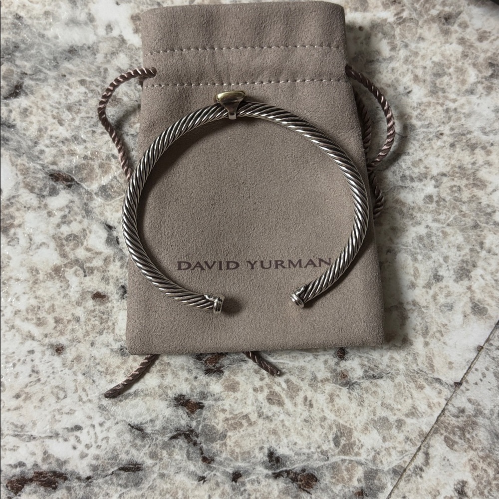 David Yurman Twisted Silver Bracelet